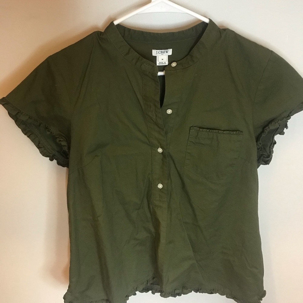 JCREW cropped professional top